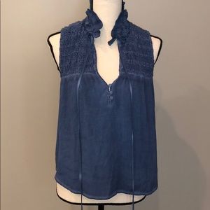 Free People Flowing Sleeveless Blouse